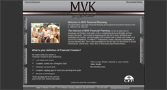 Desktop Screenshot of mvkfinancial.com